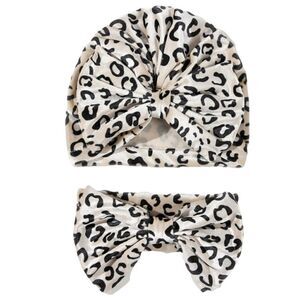 Baby Leopard Hat & Headband